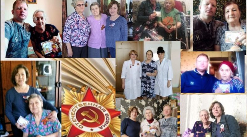Праздничные инициативы в Рубцовске: Специалисты "Вместе против рака" создают открытки для ветеранов и участвуют в акции "Окна Победы