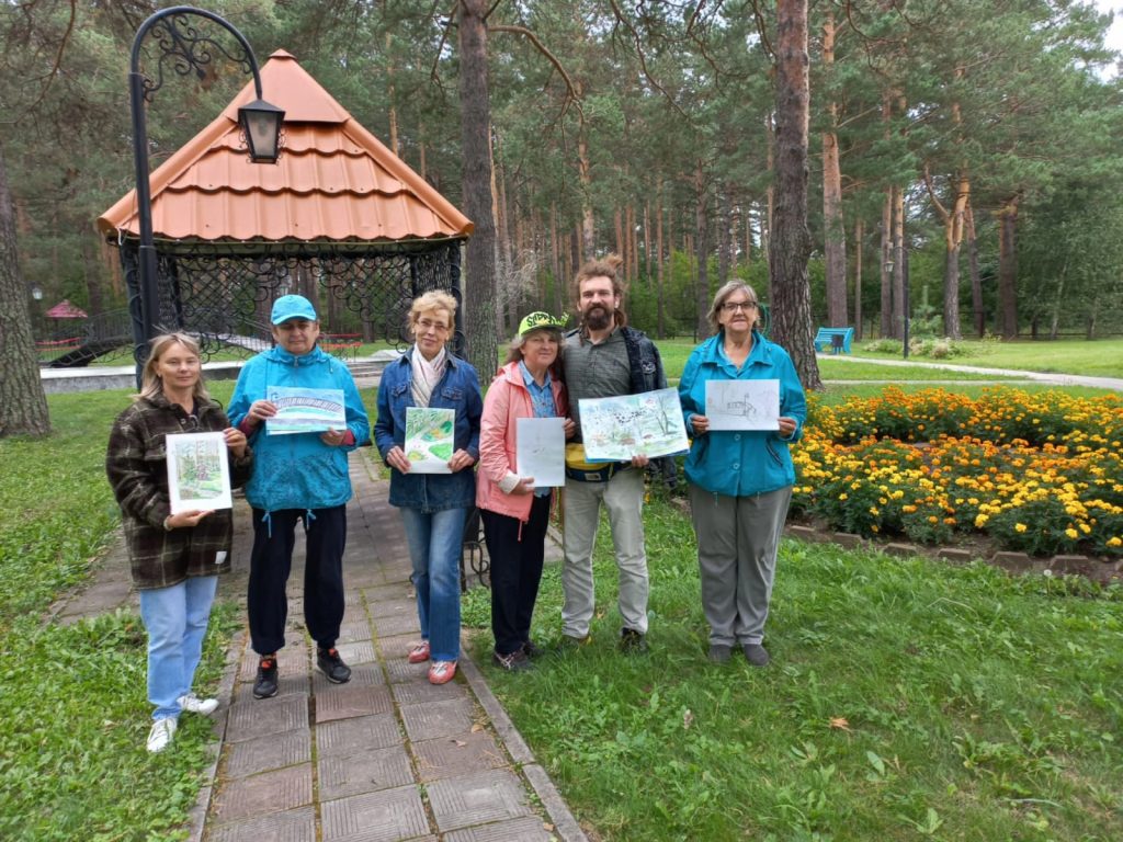 Творчество земляков вдохновляет. Пленэр для добровольцев в бийском представительстве